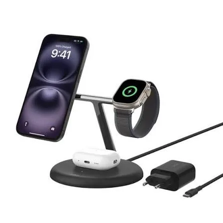 Chargeur Magnetic 3 en 1 BoostCharge Pro